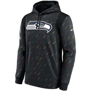 Women’s Nike Charcoal Seattle Seahawks 2021 NFL Crucial Catch Hoodie, M